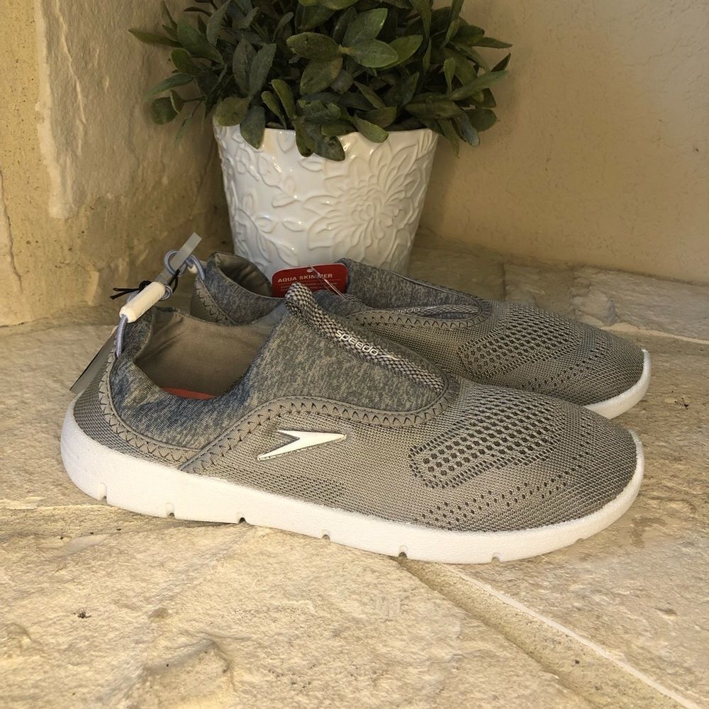 Speedo aqua skimmers grey small 5-6